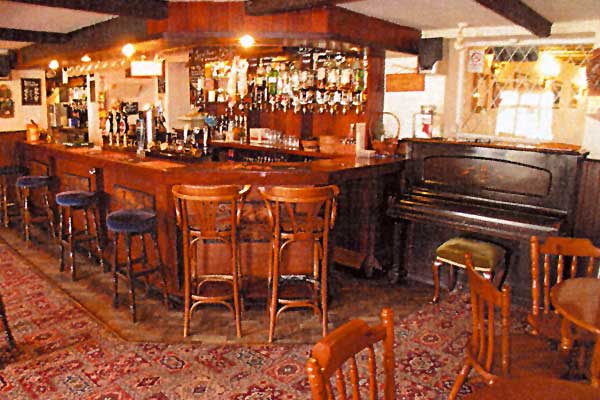 The bar area at the Talaton Inn near Ottery St Mary Exeter Devon The bar area at the Talaton Inn near Ottery St Mary Exeter Devon