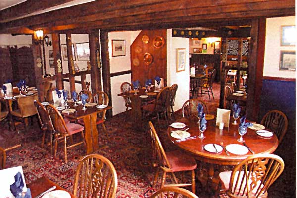 The dining area at the Talaton Inn near Ottery St Mary Exeter Devon The dining area at the Talaton Inn near Ottery St Mary Exeter Devon